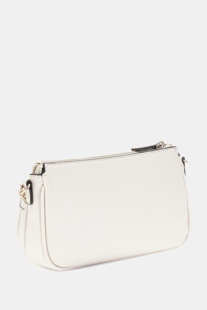 SCRE:EN ＜MINI SHOULDER BAG＞　white GUESS® Noelle Saffiano Mini Crossbody Bag Women