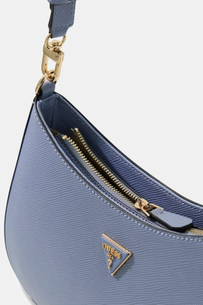 GUESS® Noelle Saffiano omuz çantası Kadın