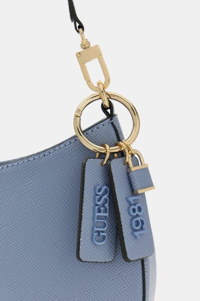 GUESS® Noelle Saffiano omuz çantası Kadın