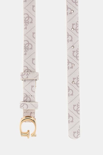 ✳︎4kidsmam✳︎ GUESS® Kids Curea din piele ecologică cu logo 4G Girls
