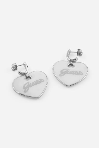 Orecchini Donna Guess Jewellery Los Angeles - Acciaio Inox Con Logo, Modello AC7616/AC7603