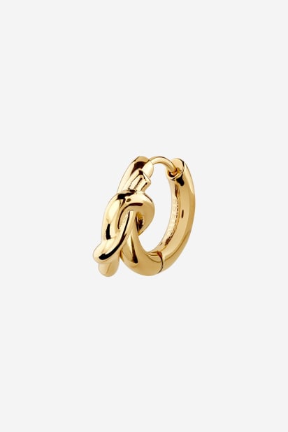 Guess Orecchini Da Donna A Perno Coin Pave Color Oro