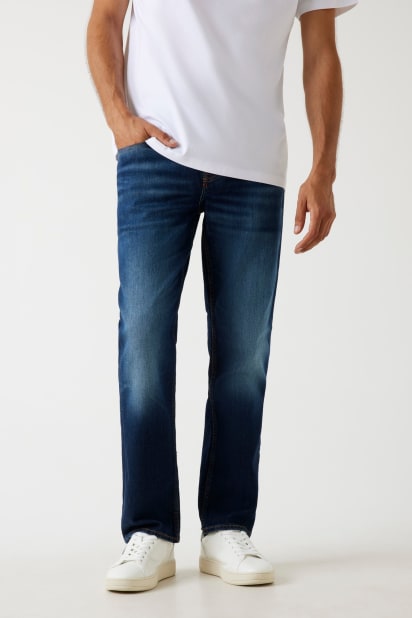 Jeans Guess Angels Da Uomo Denim Medio Dark Blu - Scuderi Store