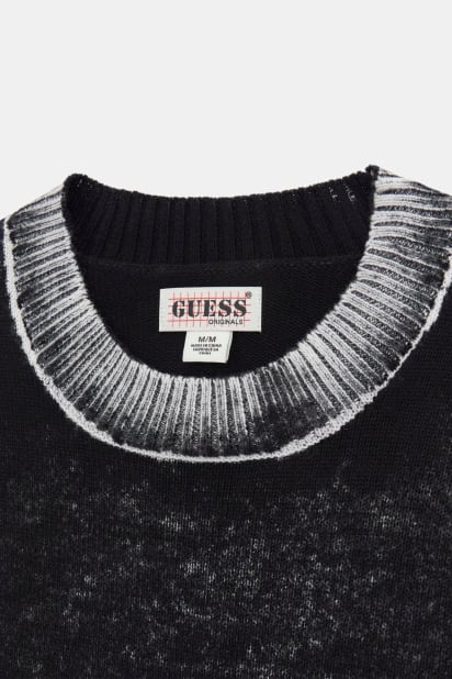 【ブラック(JBLK)】GUESS トップス (M)GUESS Originals Sweater GUESS - 【ブラック(JBLK)】GUESS トップス (M)GUESS Originals