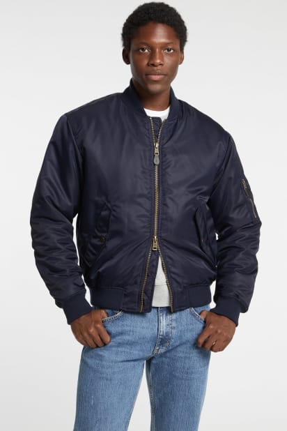 ジャケット・アウター cross clothet Matte Twist Flight Jacket GUESS® Flight Jacket