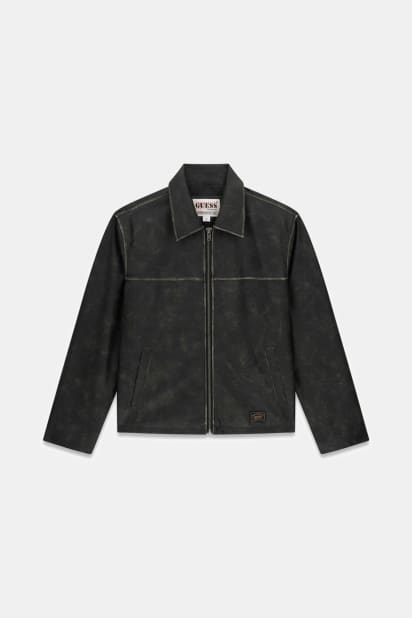 Faux leather jacket Men | GUESS Jeans®