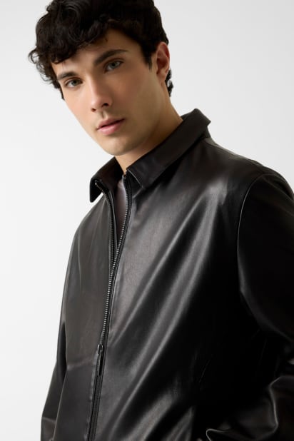 GUESS® Leather jacket Men