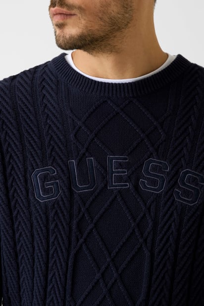 GUESS® Cable knit sweater Men