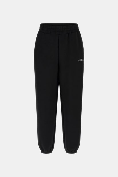GUESS® Rhinestone logolu jogger pantolonlar Kadın