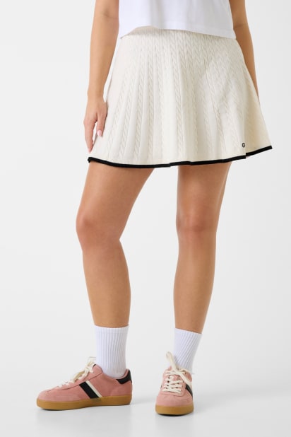 GUESS® Fustă tricotată cu împletituri pentru femei