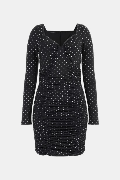 Polka dots mini dress Women | GUESS Past Collections
