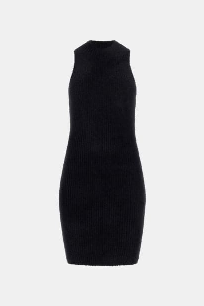 Fuzzy yarn sweater mini dress Women | GUESS Past Collections
