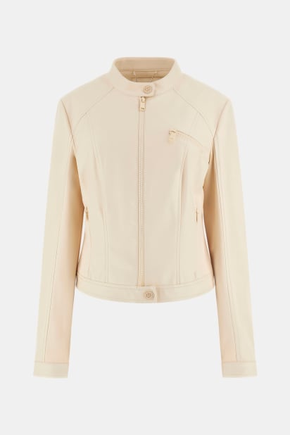 GUESS® Faux leather biker jacket Women