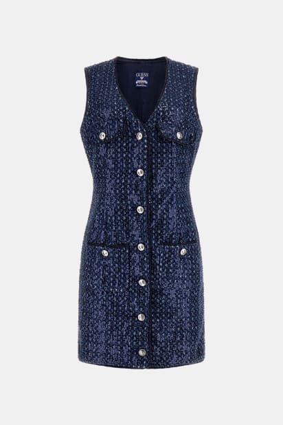super cute dresses by ringger Linez Embellished Denim Dress  Retrofete