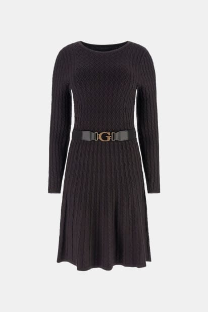 short fitted black dress Casimira Black Deep V Short Sleeve Mini Dress