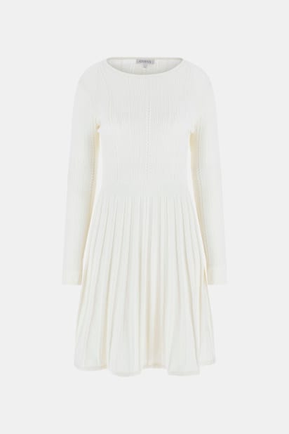 GUESS Fit-and-flare mini sweater dress Women
