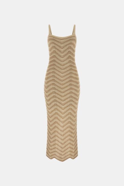 Chevron bodycon maxi dress Women | GUESS Past Collections