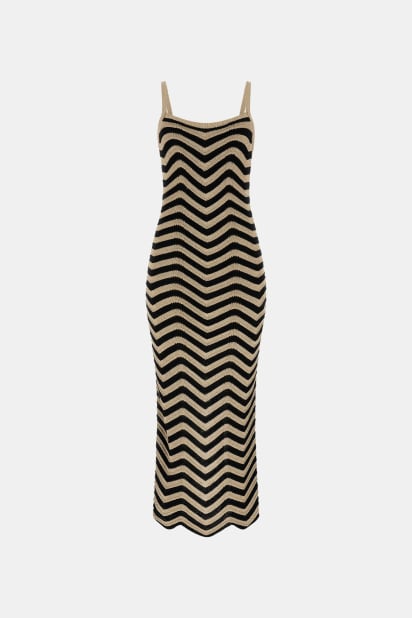 Chevron bodycon maxi dress Women | GUESS Past Collections