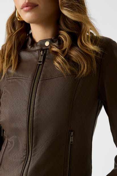 GUESS® Faux leather jacket Women