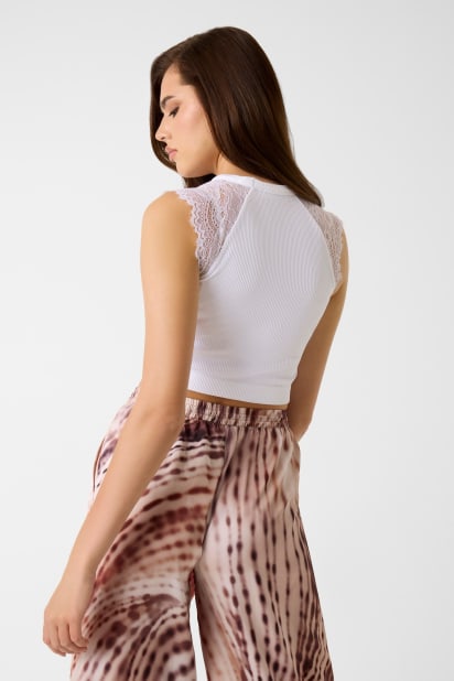 GUESS® Lace sweater top Women