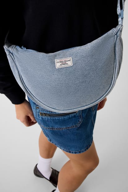 GUESS® Denim crossbody din denim