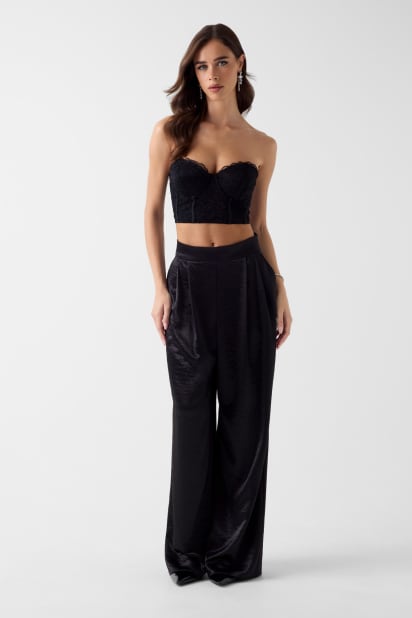 GUESS® Lace bustier top Women