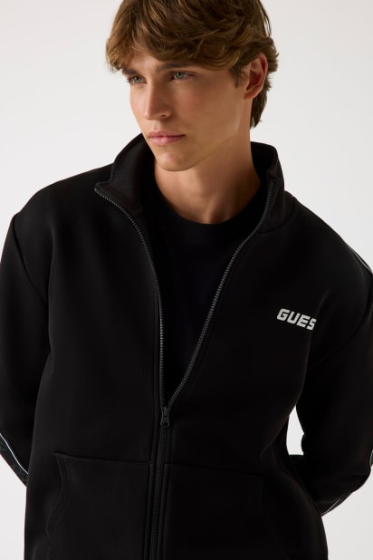 GUESS® Yan logo sweatshirt Erkek