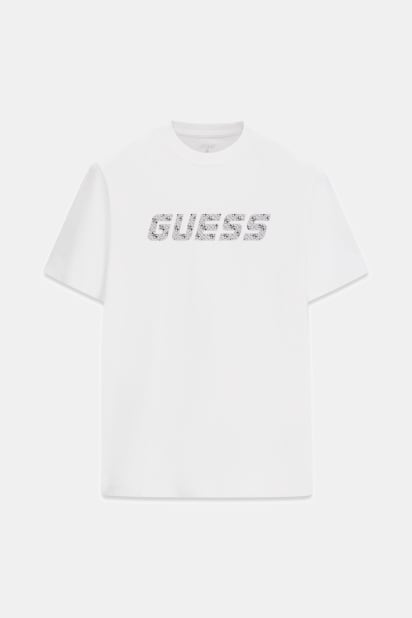 GUESS® Baskılı logolu tişört Erkek