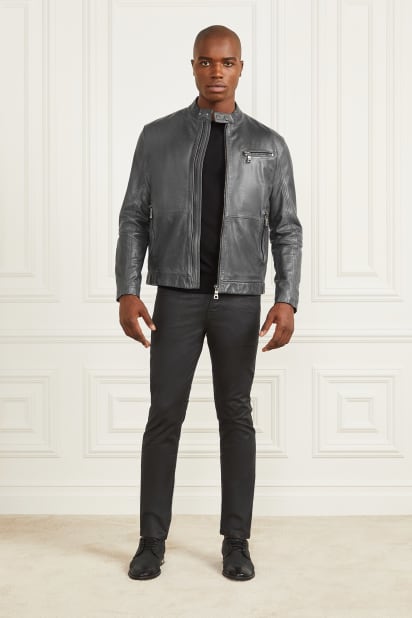 MARCIANO by GUESS® Leather Biker Jacket
