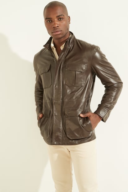 MARCIANO by GUESS® Leather Field Jacket