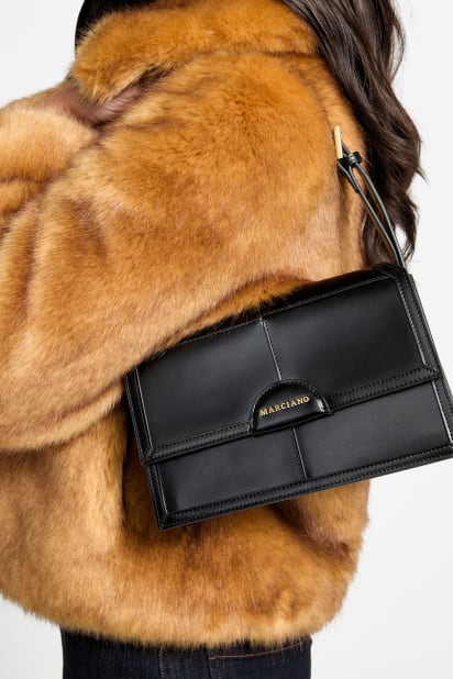 Almas Isa MARCIANO by GUESS® Isa Convertible Leather Bag