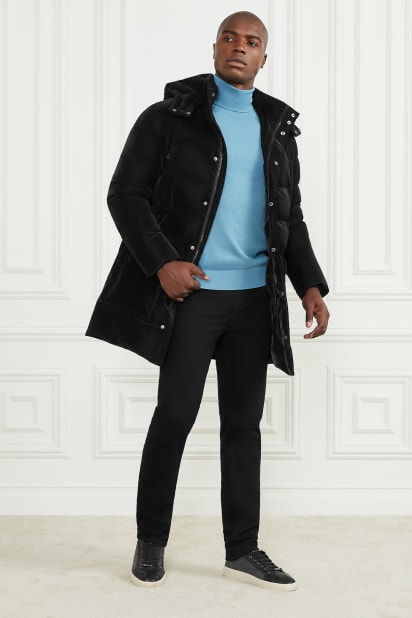 MARCIANO by GUESS® Long Down Hooded Jacket