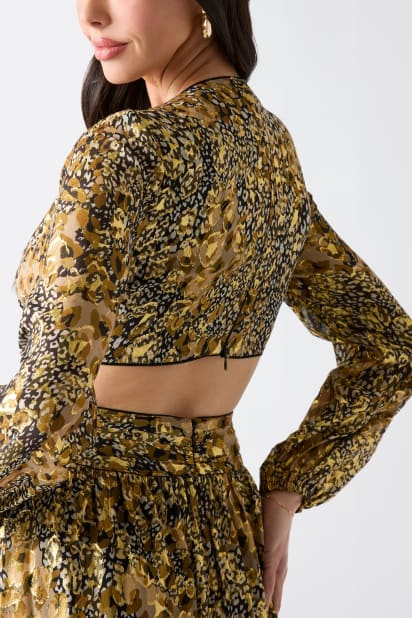 Leopard Allure Maxi Dress