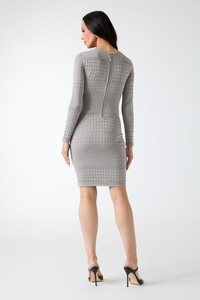 cut out bodycon dress white Justina Bandage Mini Dress | White | Womens main image 1