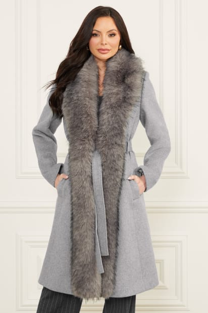 MARCIANO by GUESS® Valerie Wool-Blend Coat