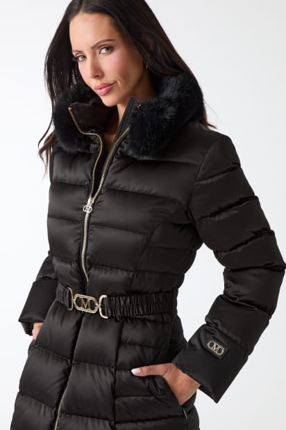 MARCIANO by GUESS® Eco Jastin Quilted Down Midi Jacket