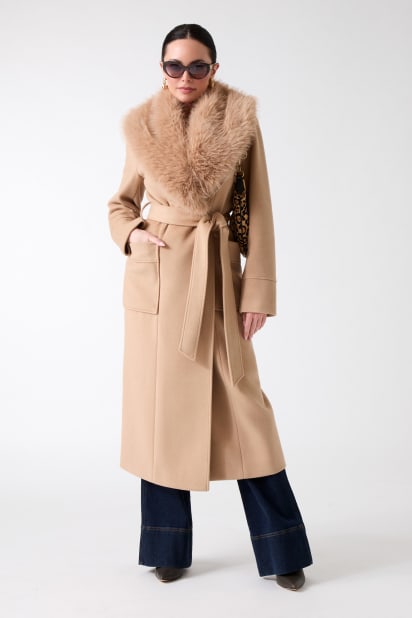 MARCIANO by GUESS® Charlize Wool-Blend Coat