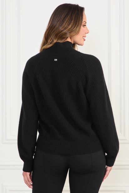 MARCIANO by GUESS® Denise Mock-Neck Ribbed Sweater