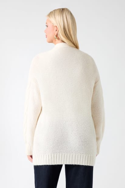かおりん♡さま専用MARNO Marguerite cardigan white Sloan Cardigan, Organic Tanguis Cotton, Ecru