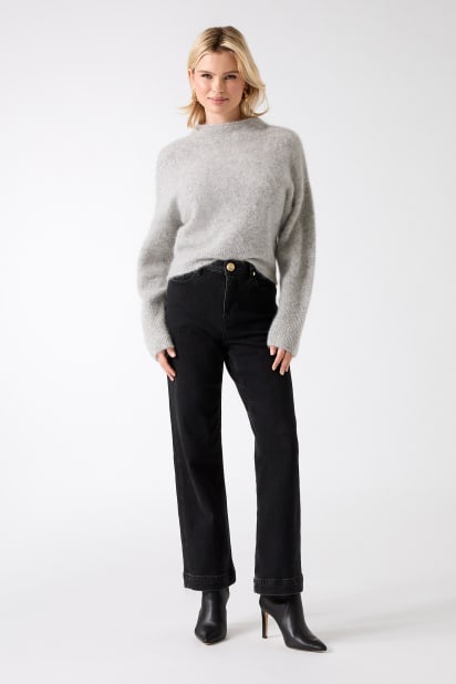 【オシャレ☆MARCIANO for GUESS】黒　セーター　サイズS GUESS - 【オシャレ☆MARCIANO for GUESS】黒 セーター サイズSの通販
