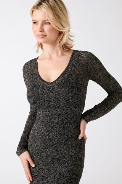 MARCIANO by GUESS Hydra Mini Sweater Dress