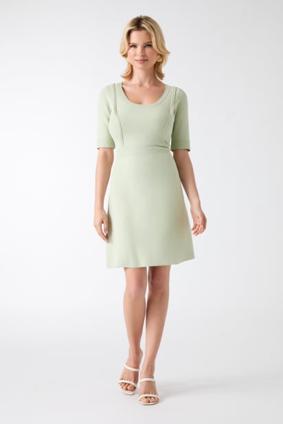 guess mint green dress Brielle Green Animal Shirt Midi Dress – Girl In Mind main image 0