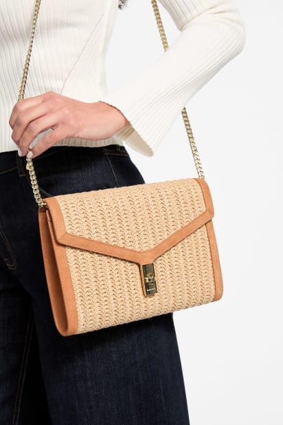 MARCIANO by GUESS® Lisa Raffia Envelope Crossbody