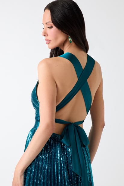 MARCIANO by GUESS Bryce Pleated Ombr Dress