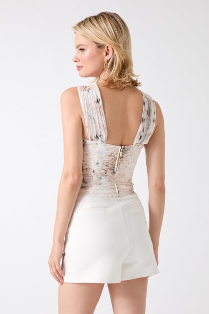GUESS® Eco Verity Bustier Crop Top