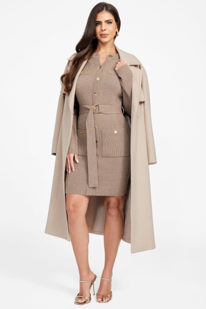 MARCIANO by GUESS Afrah Pockets Sweater Dress