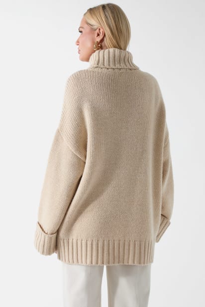 MARCIANO by GUESS® Ahlam Turtleneck Embroidered Sweater