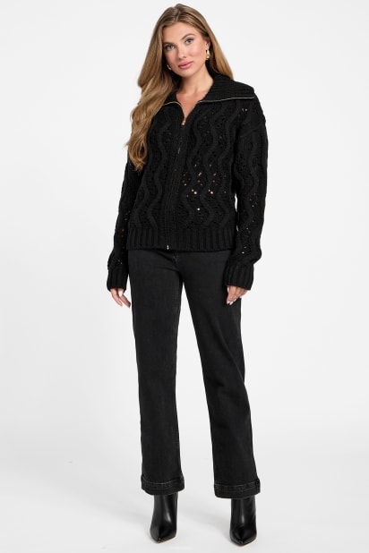 MARCIANO by GUESS® Adenora Zipped Cardigan Sweater