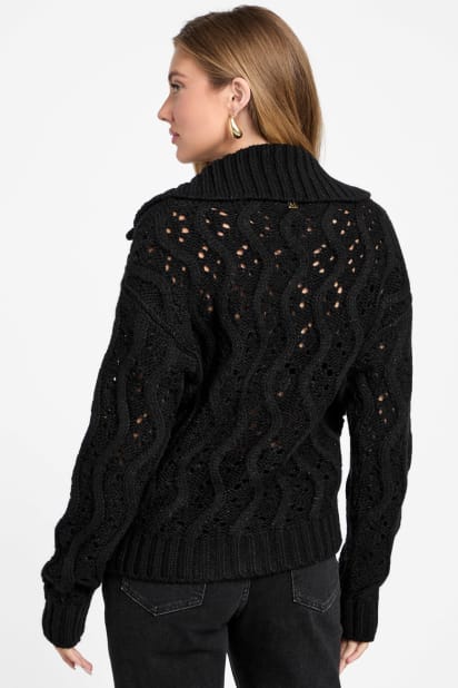 MARCIANO by GUESS® Adenora Zipped Cardigan Sweater
