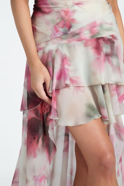 MARCIANO by GUESS® Eco Kendall Printed High-Low Dress